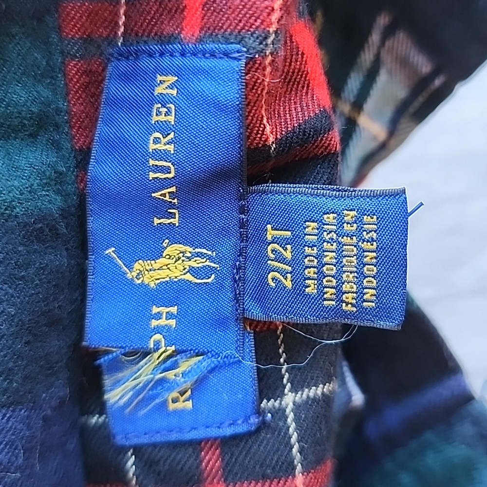 Ralph Lauren Flannel Shirt Nwot - Picture 5 of 7